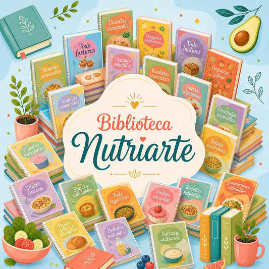 Biblioteca nutriarte (Pack integral,TODO en uno)